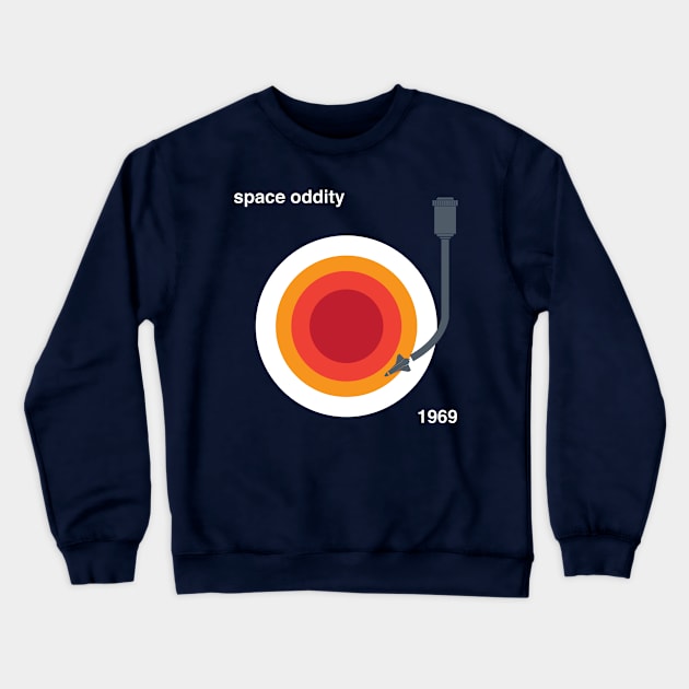 A Space Oddity Crewneck Sweatshirt by modernistdesign